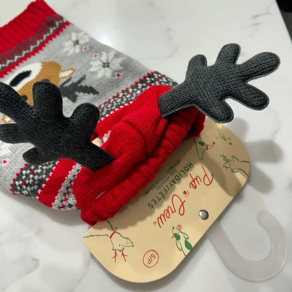 Christmas dog sweater